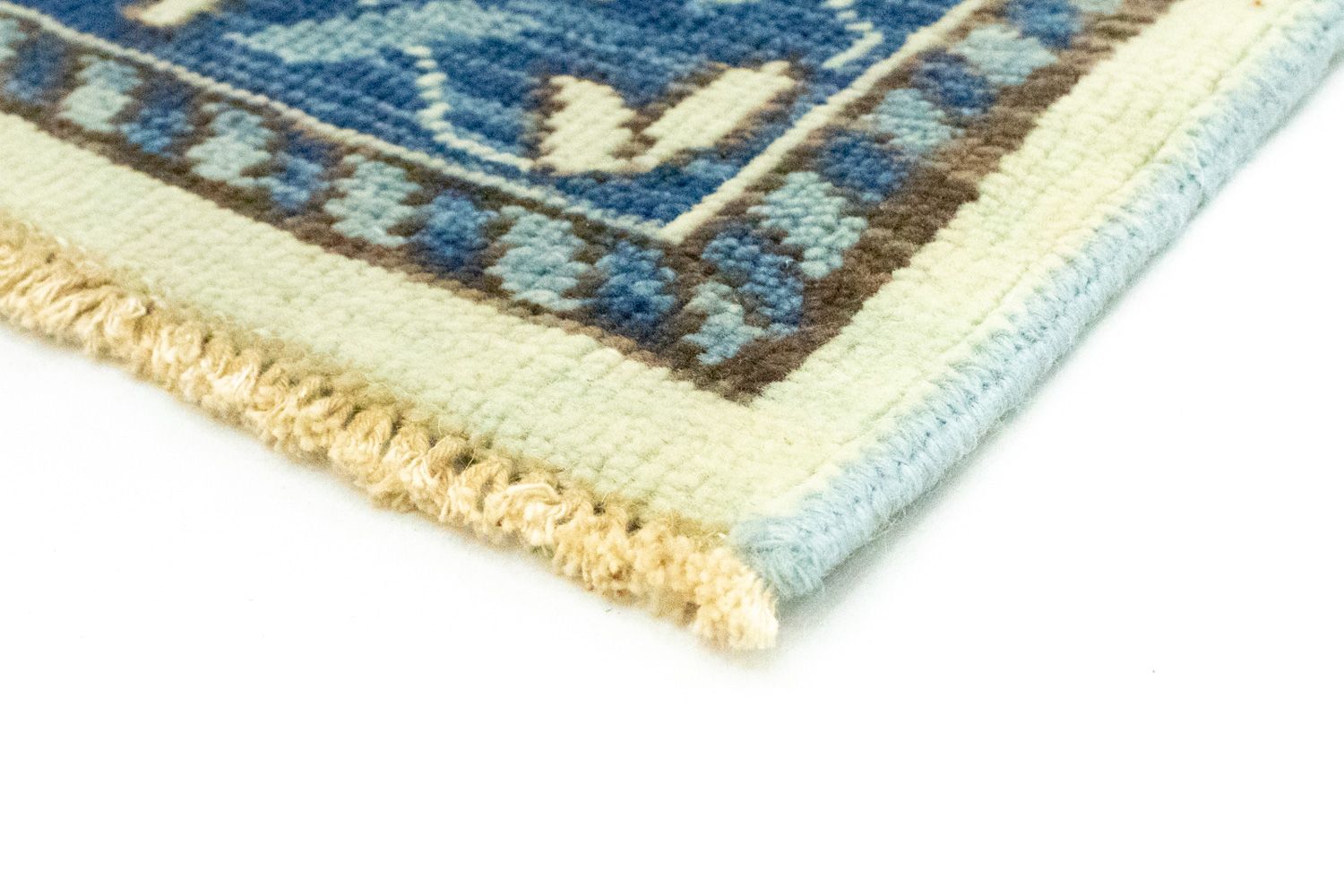 Designer tæppe - 92 x 59 cm - blå
