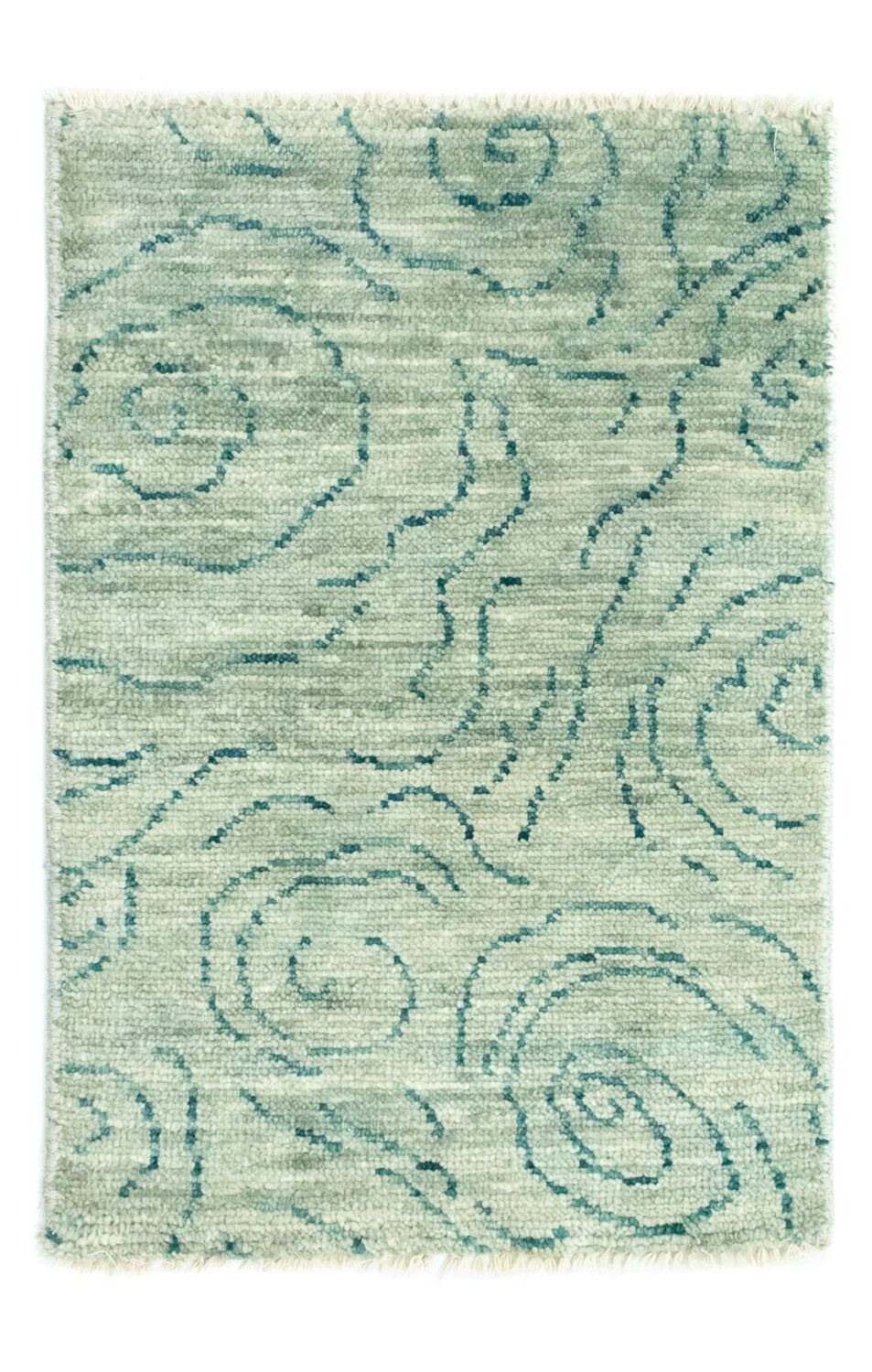 Designer tæppe - 90 x 62 cm - grøn