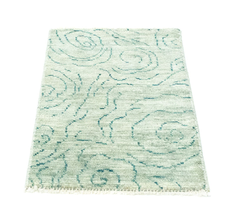 Designer tæppe - 90 x 62 cm - grøn