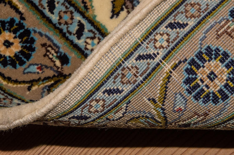 Persisk tæppe - Keshan - 125 x 79 cm - beige