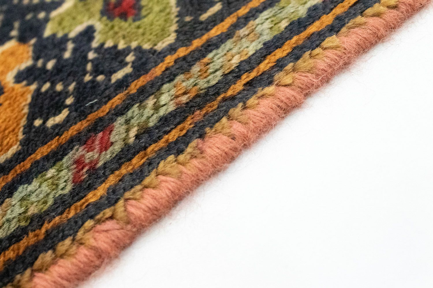 Turkaman-tæppe - 86 x 60 cm - beige