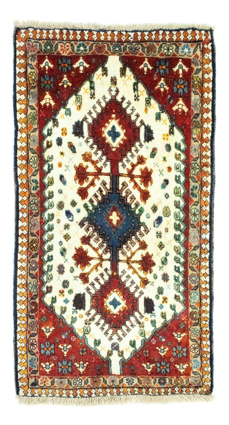 Persisk tæppe - Nomadisk - 105 x 60 cm - beige