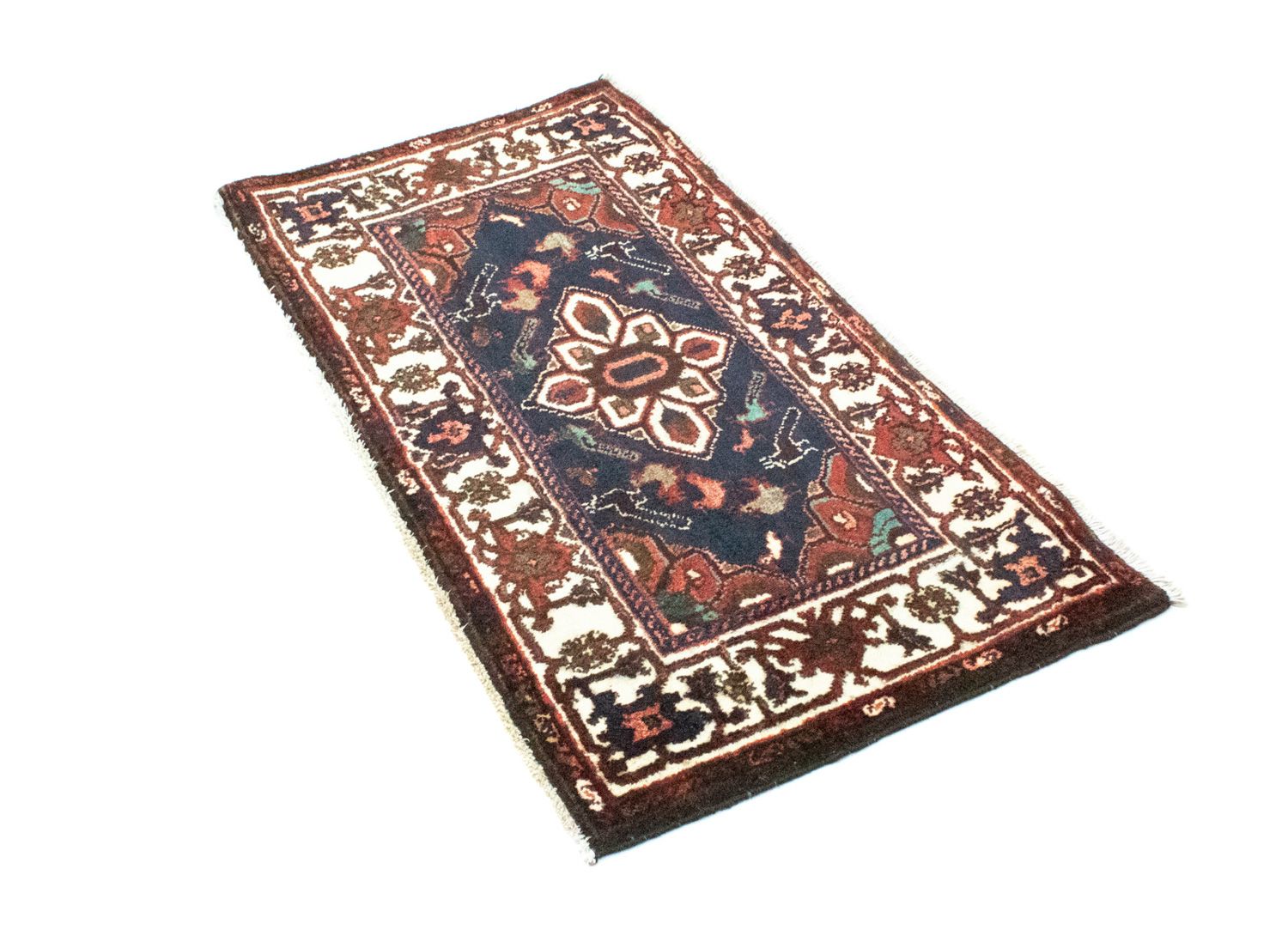 Persisk tæppe - Nomadisk - 106 x 59 cm - blå