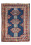 Turkaman-tæppe - 83 x 63 cm - blå