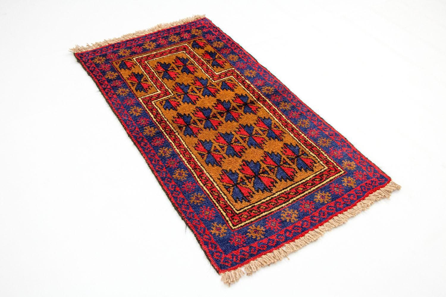 Baluch-tæppe - 135 x 75 cm - orange