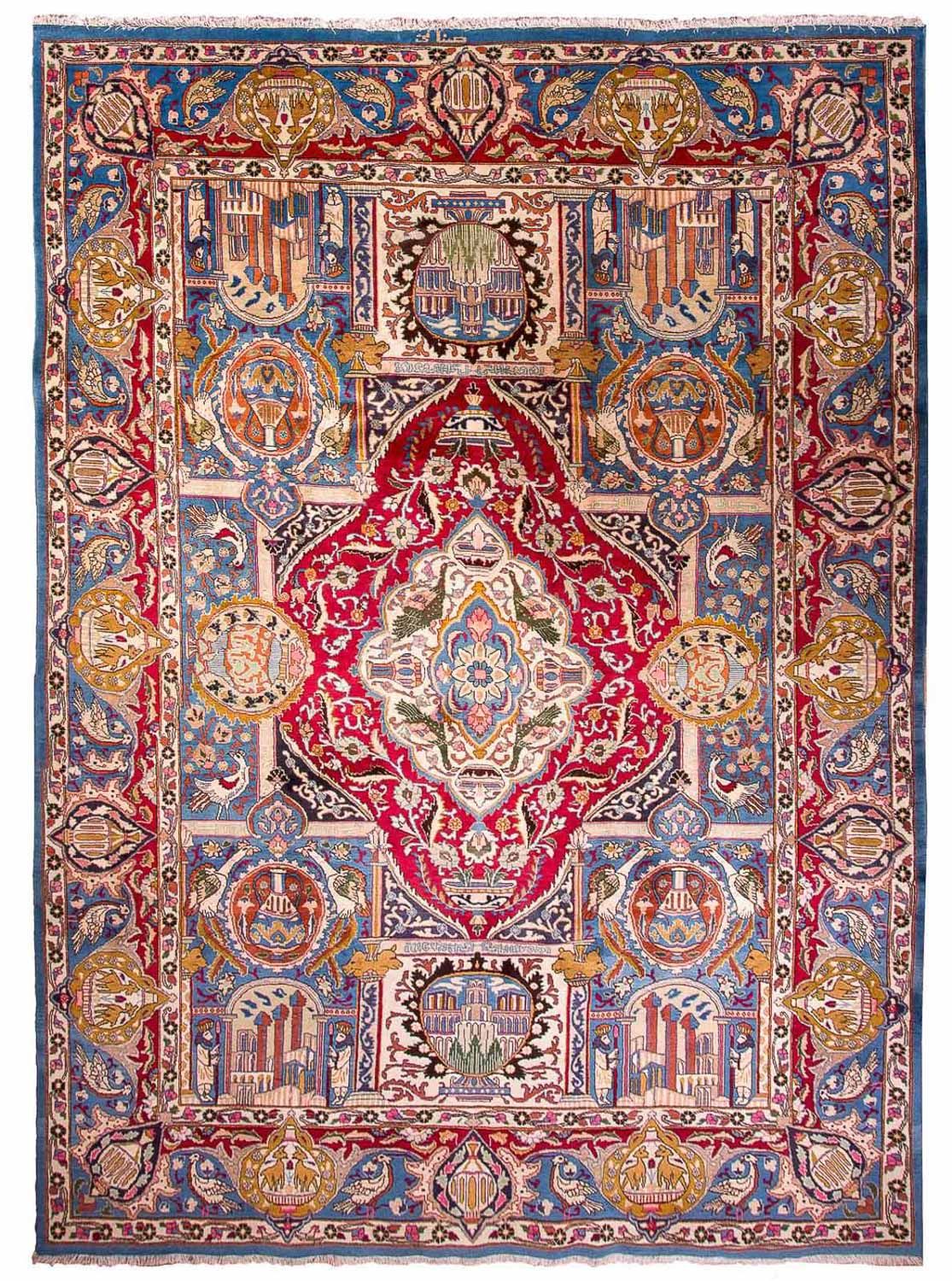 Persisk tæppe - Classic - 349 x 255 cm - flerfarvet