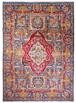 Persisk tæppe - Classic - 349 x 255 cm - flerfarvet