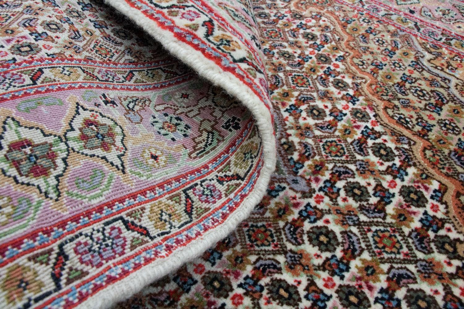 Persisk tæppe - Tabriz - Royal - 125 x 83 cm - brun