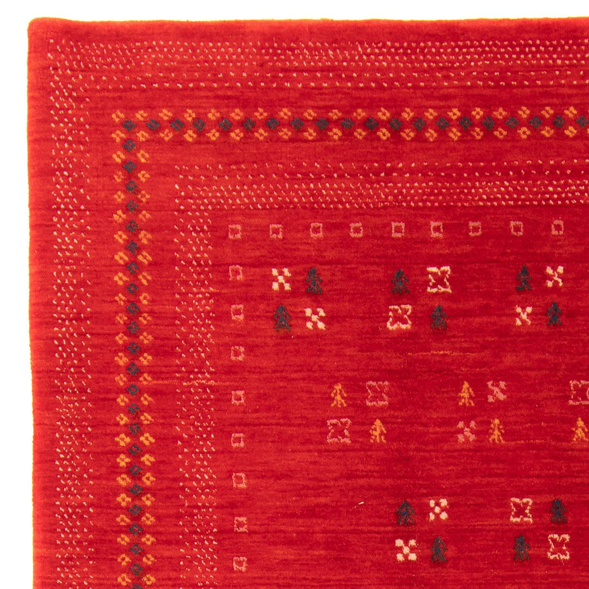 Gabbeh Tæppe - Loribaft Softy - 200 x 137 cm - flerfarvet