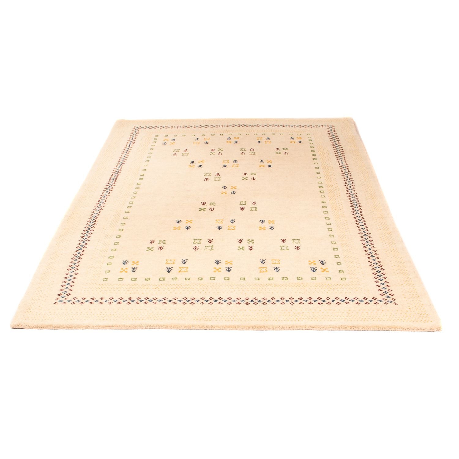 Gabbeh Tæppe - Loribaft Softy - 197 x 140 cm - flerfarvet