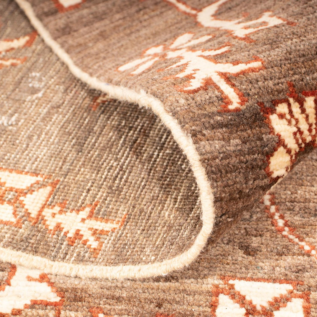 Ziegler Tæppe - Moderne firkantet  - 196 x 182 cm - brun