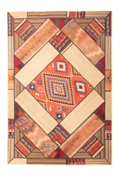 Patchwork-tæppe 160x230cm - Perserteppich Wollteppich