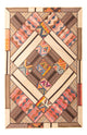 Patchwork-tæppe 160x230cm - Perserteppich Wollteppich