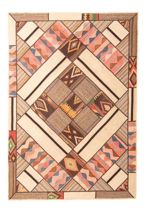 Patchwork-tæppe - 230 x 160 cm - flerfarvet