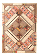 Patchwork-tæppe 160x230cm - Perserteppich Wollteppich
