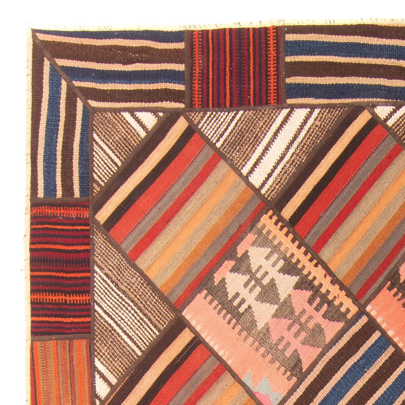 Patchwork-tæppe 200x150cm - Perserteppich Wollteppich