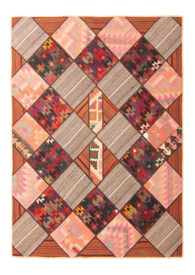 Patchwork-tæppe 150x200cm - Perserteppich Wollteppich