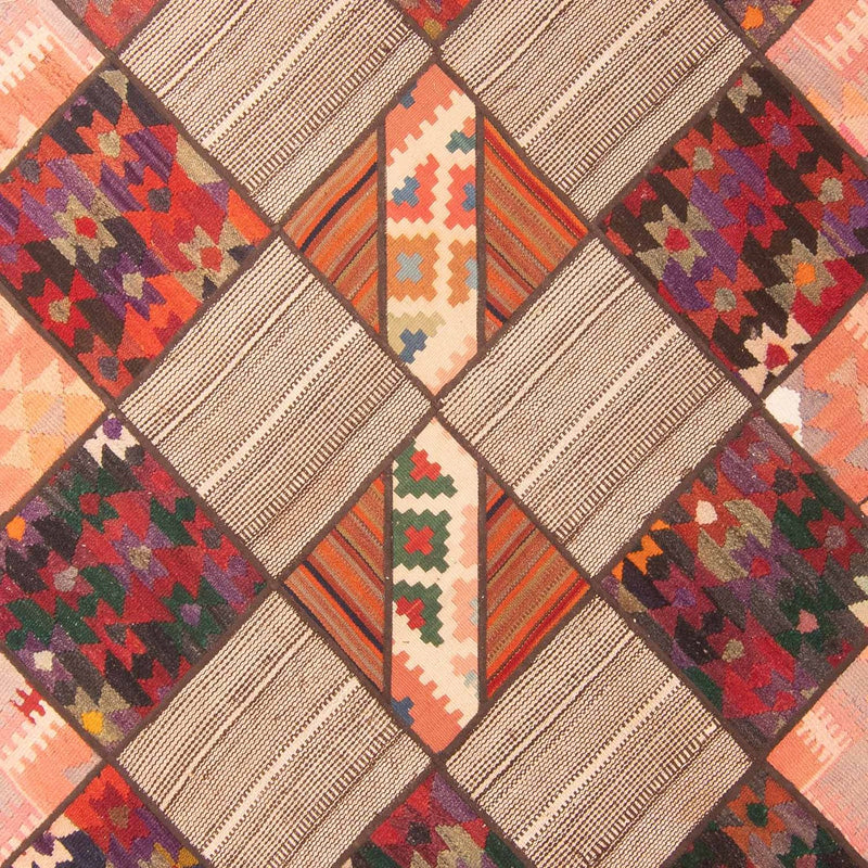 Patchwork-tæppe - 200 x 150 cm - flerfarvet