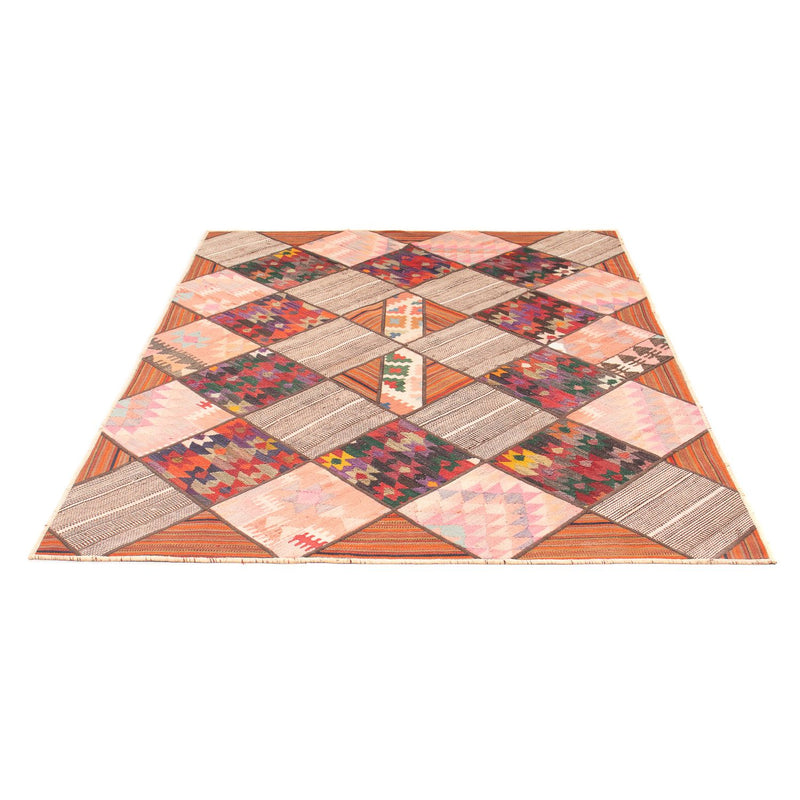 Patchwork-tæppe - 200 x 150 cm - flerfarvet