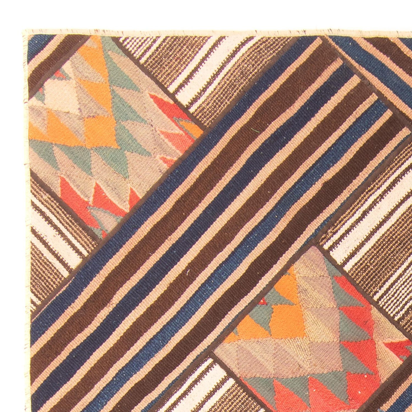 Patchwork-tæppe 200x150cm - Perserteppich Wollteppich
