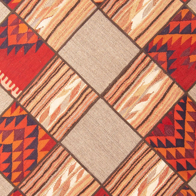 Patchwork-tæppe - 200 x 150 cm - flerfarvet