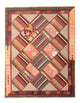 Patchwork-tæppe 150x200cm - Perserteppich Wollteppich