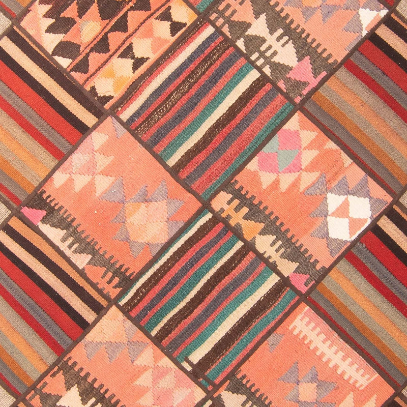 Patchwork-tæppe - 200 x 150 cm - flerfarvet