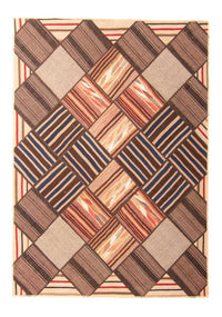 Patchwork-tæppe - 200 x 150 cm - flerfarvet