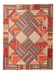 Patchwork-tæppe 200x150cm - Perserteppich Wollteppich