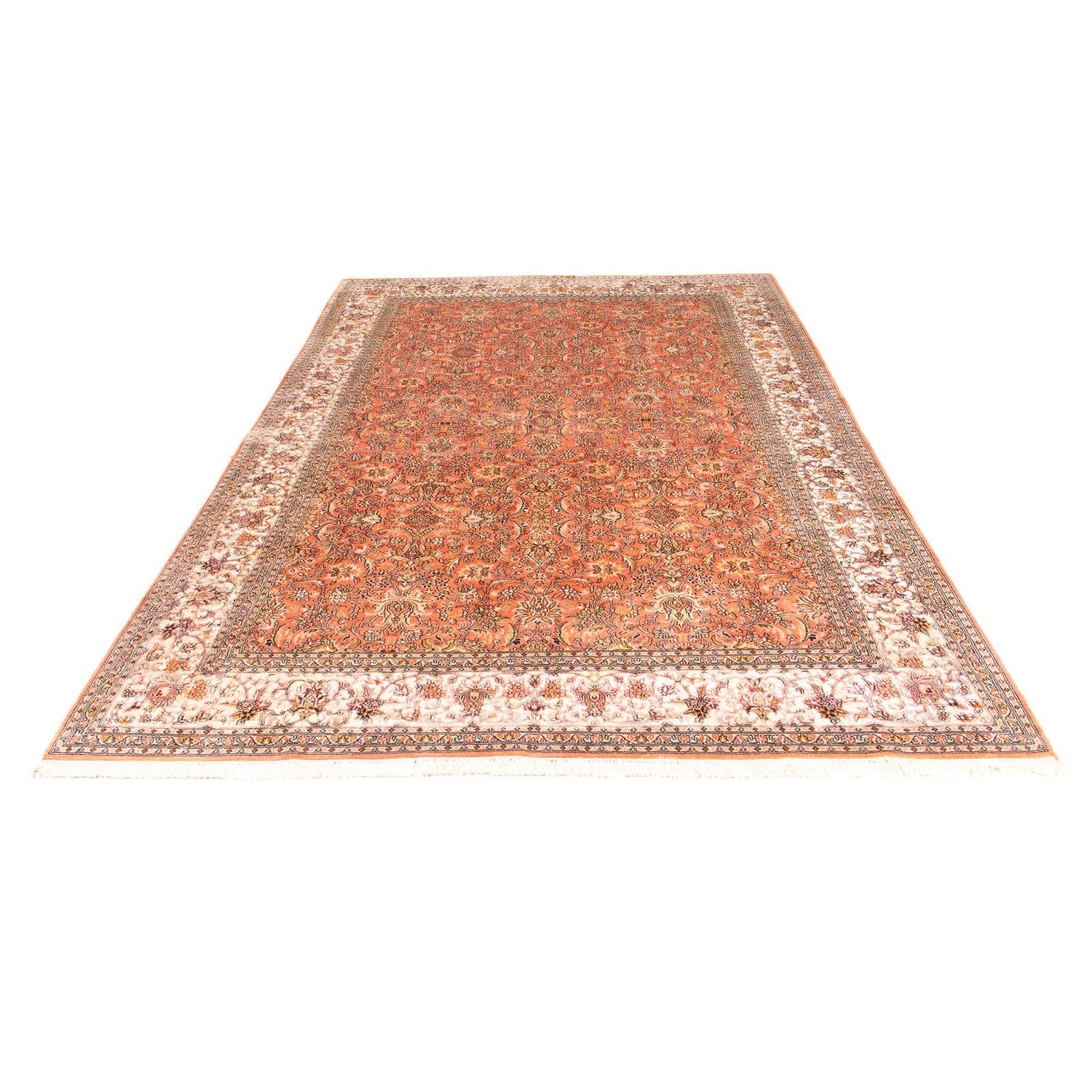 Silketæppe - Kashmir Silk - 276 x 187 cm - rust