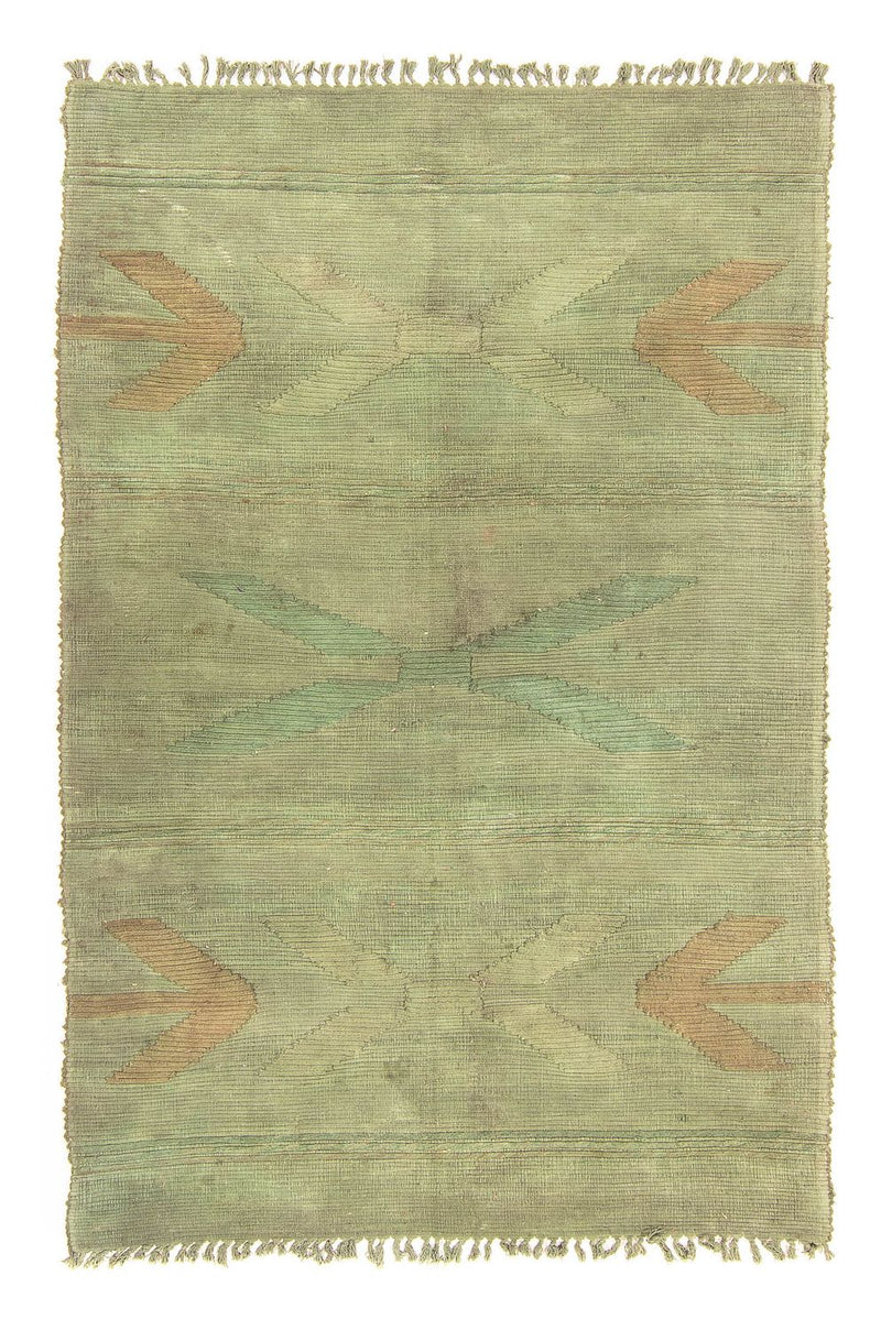 Kelim-tæppe - Trendy - 208 x 130 cm - grøn