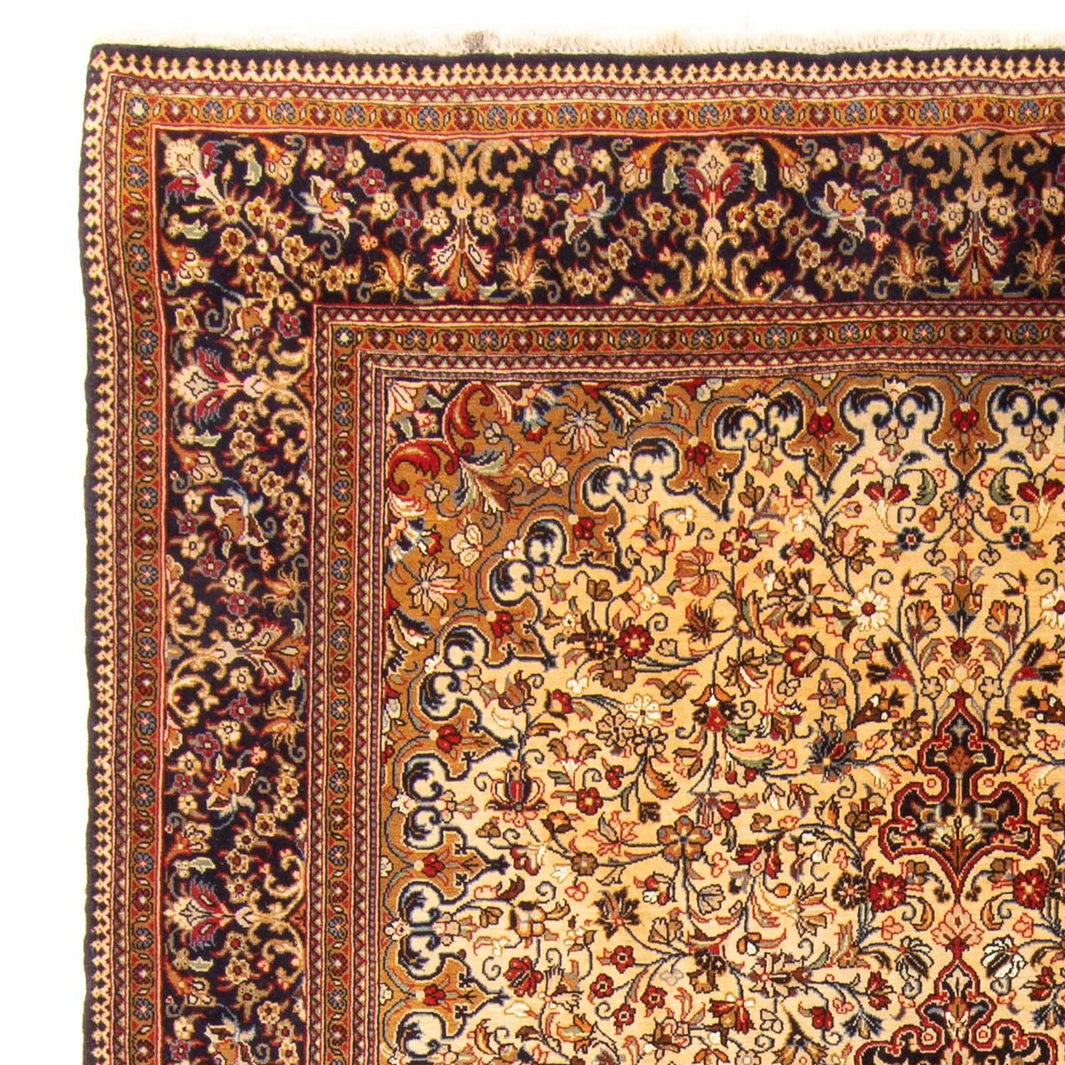 Qom Tæppe 145x210cm - Persisk tæppe