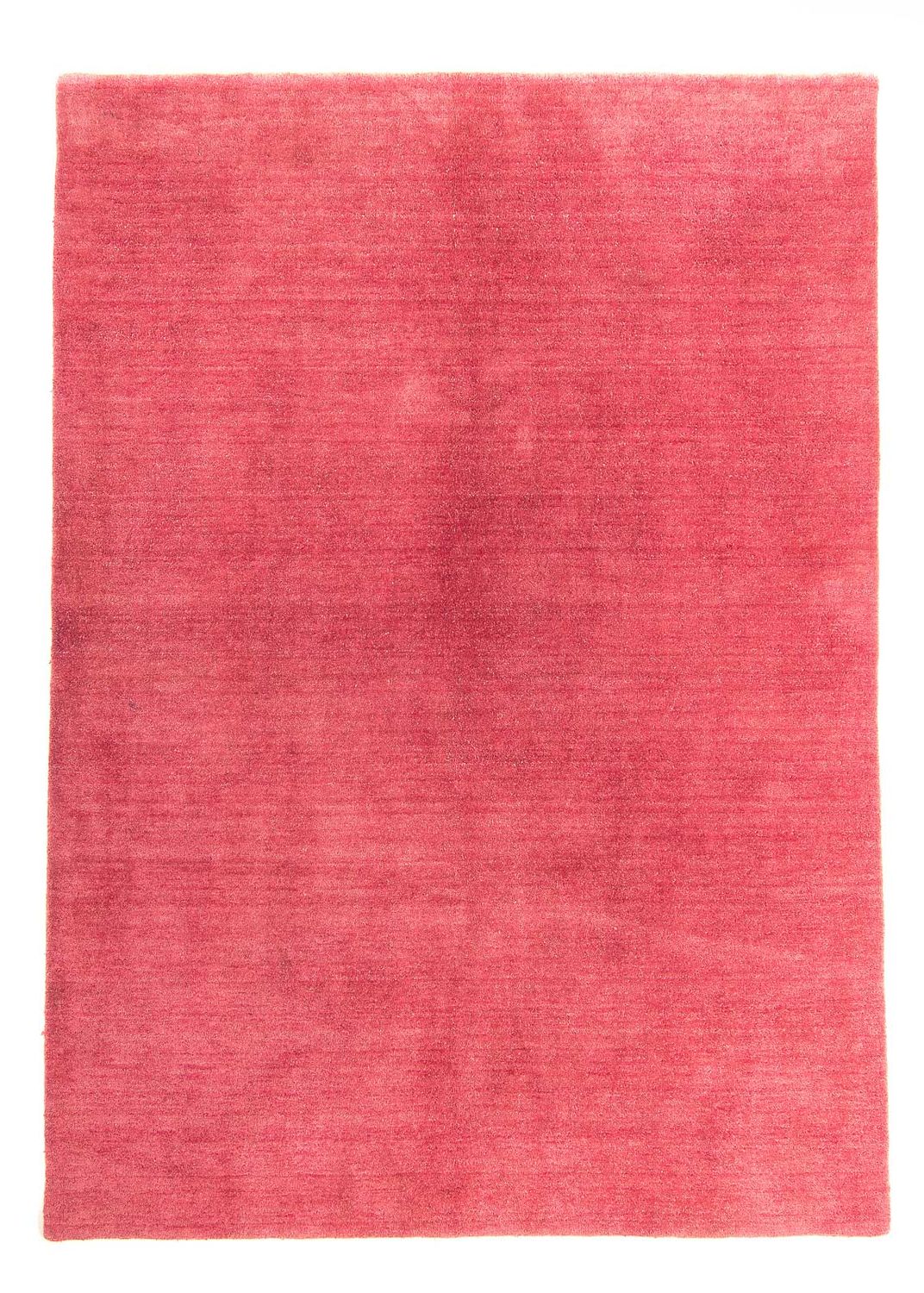 Nepal Tæppe - 243 x 170 cm - lysrød