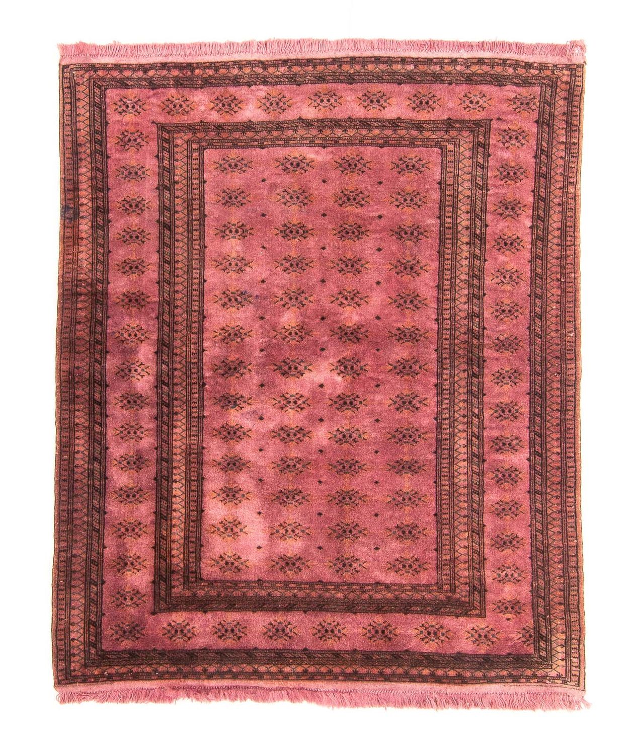 Pakistan Tæppe - 165 x 131 cm - lysrød
