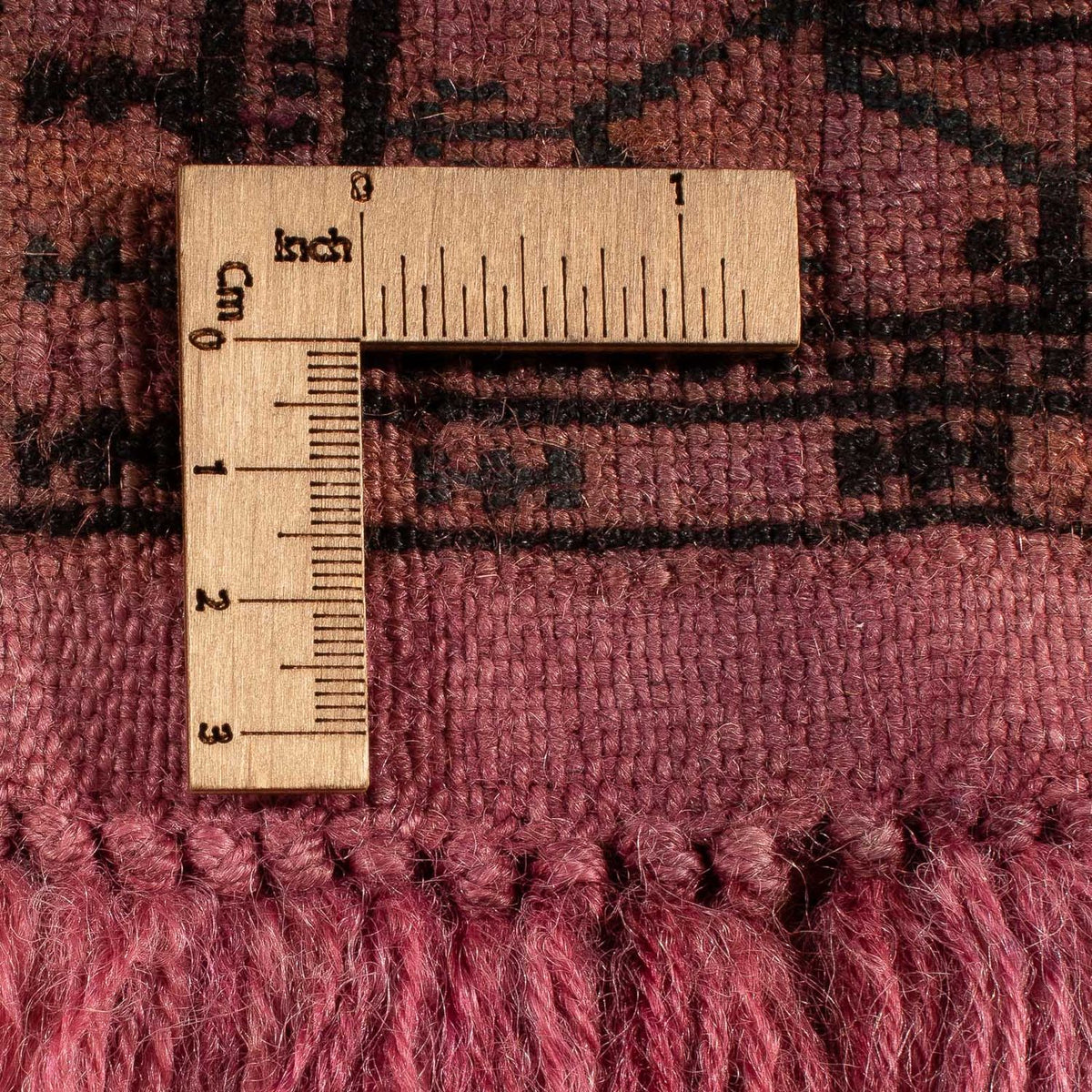 Pakistan Tæppe - 165 x 131 cm - lysrød