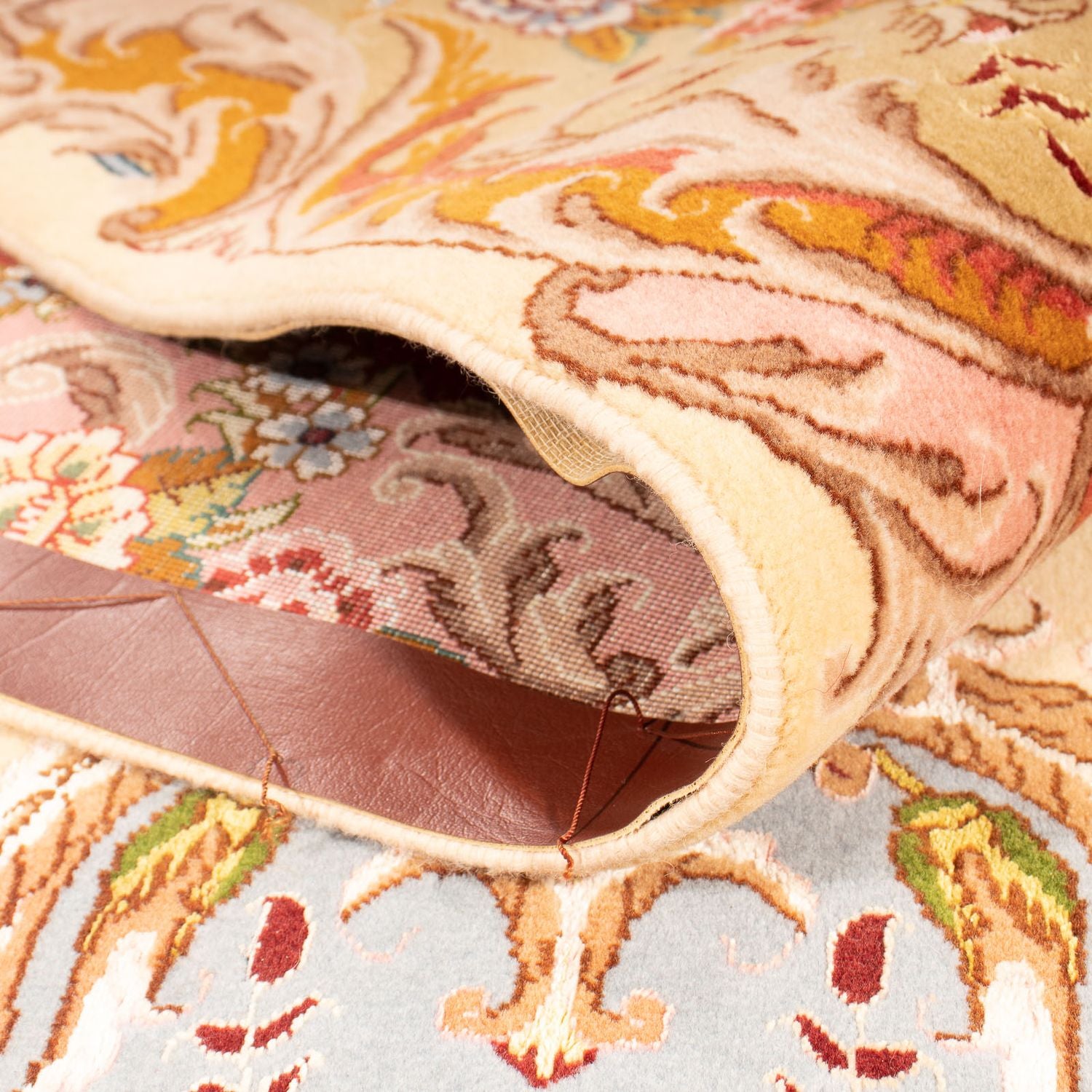 Persisk tæppe - Tabriz - Premium - 200 x 145 cm - beige