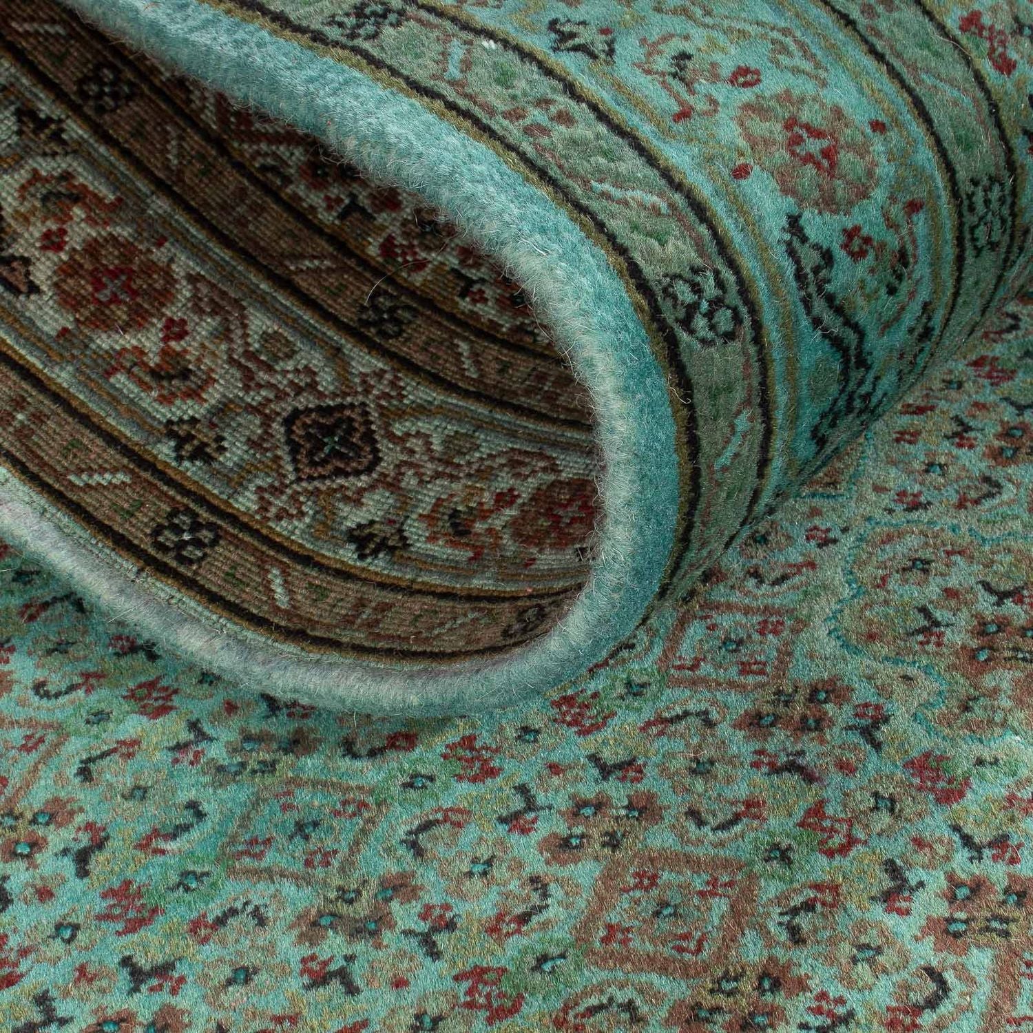 Løber Orientalsk tæppe - Tabriz - 305 x 84 cm - grøn