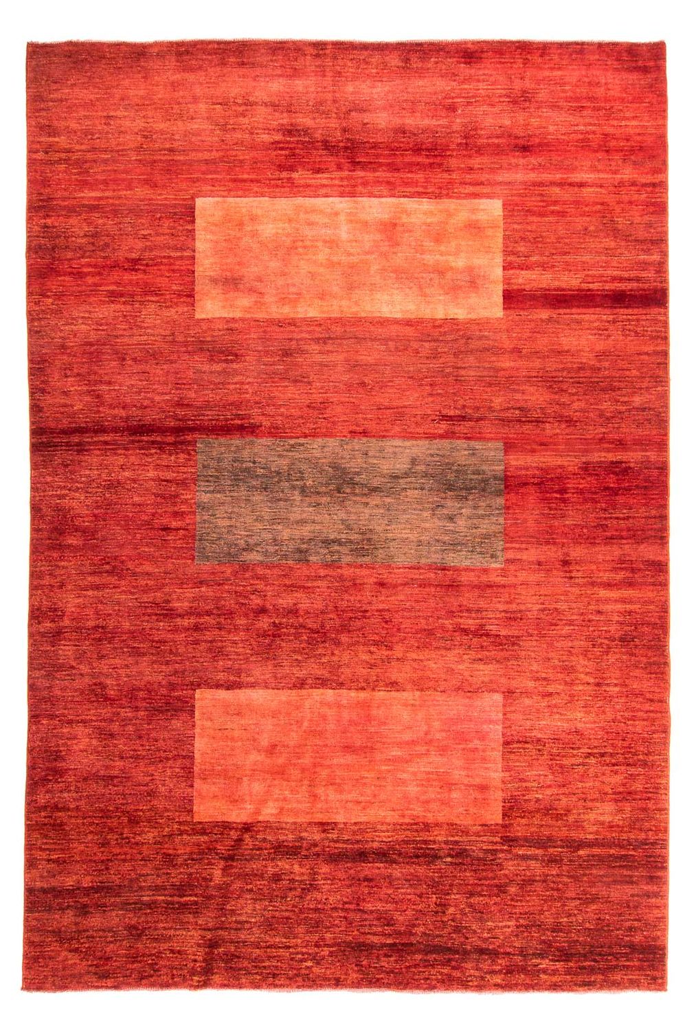 Gabbeh Tæppe - Loribaft Persisk - 288 x 202 cm - rød