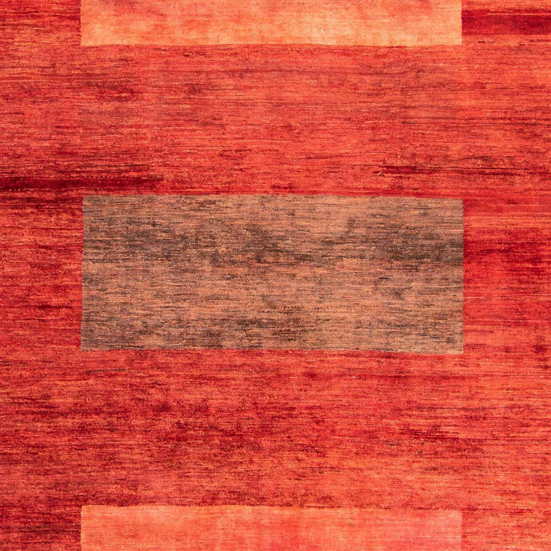 Gabbeh Tæppe - Loribaft Persisk - 288 x 202 cm - rød