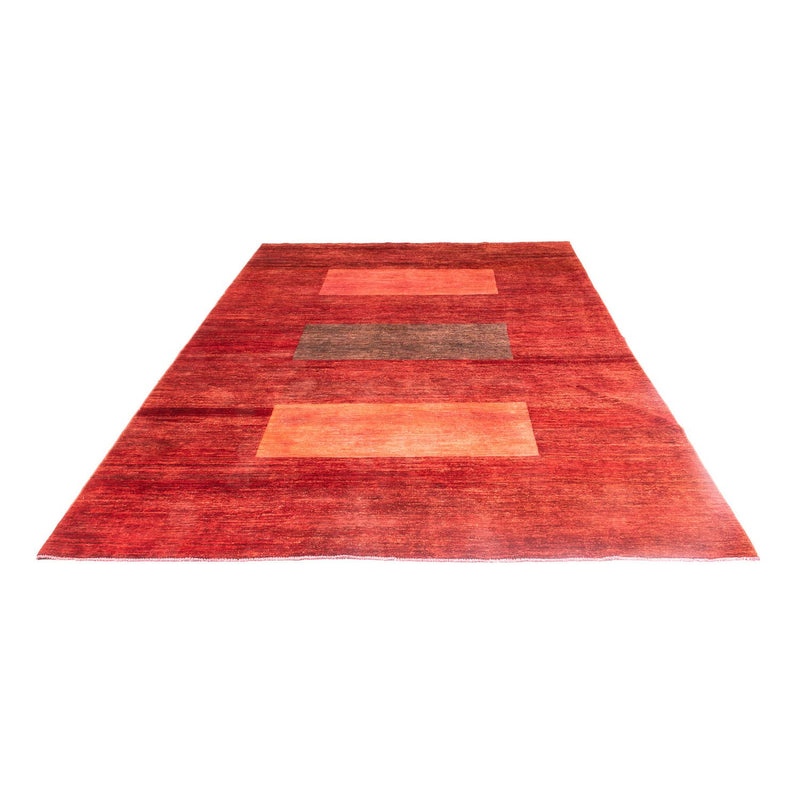 Gabbeh Tæppe - Loribaft Persisk - 288 x 202 cm - rød