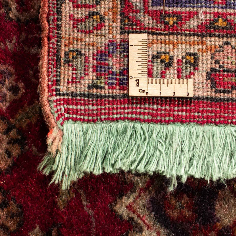 Persisk tæppe - Tabriz - 308 x 226 cm - mørkerød