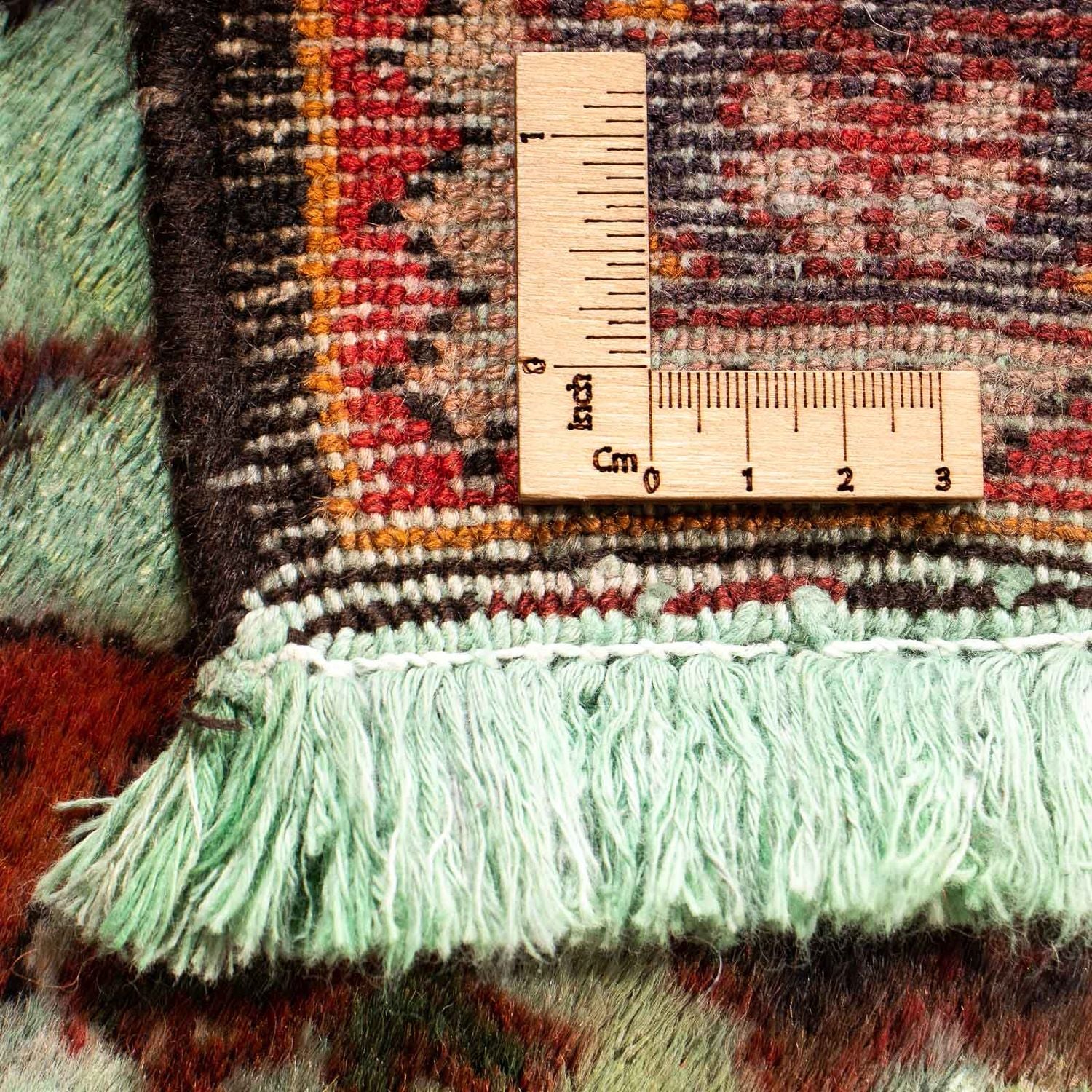 Persisk tæppe - Nomadisk - 336 x 170 cm - lysrød