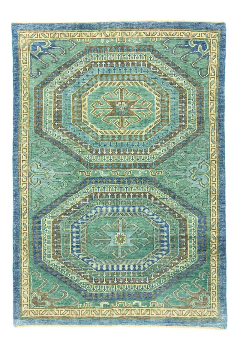 Designer tæppe - 250 x 180 cm - havgrønt