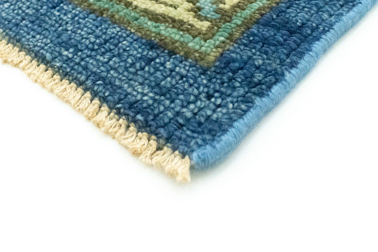 Designer tæppe - 250 x 180 cm - havgrønt