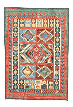 Designer tæppe - 251 x 180 cm - flerfarvet