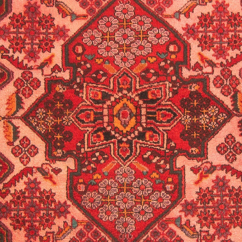 Persisk tæppe - Nomadisk - 207 x 132 cm - lysrød