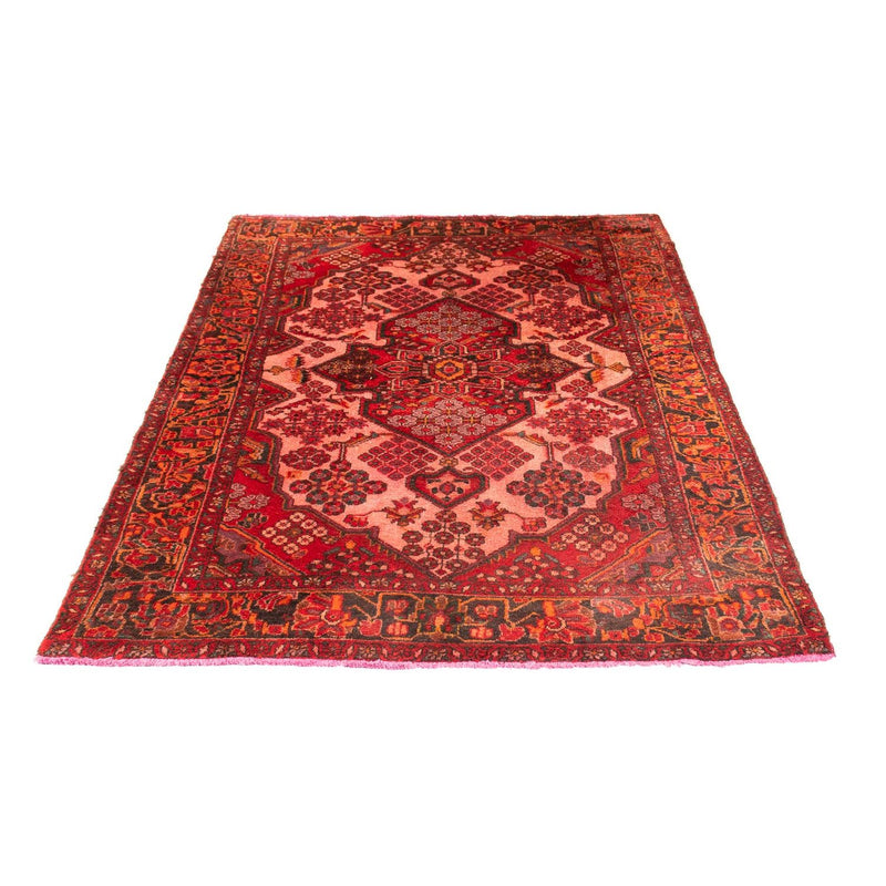 Persisk tæppe - Nomadisk - 207 x 132 cm - lysrød