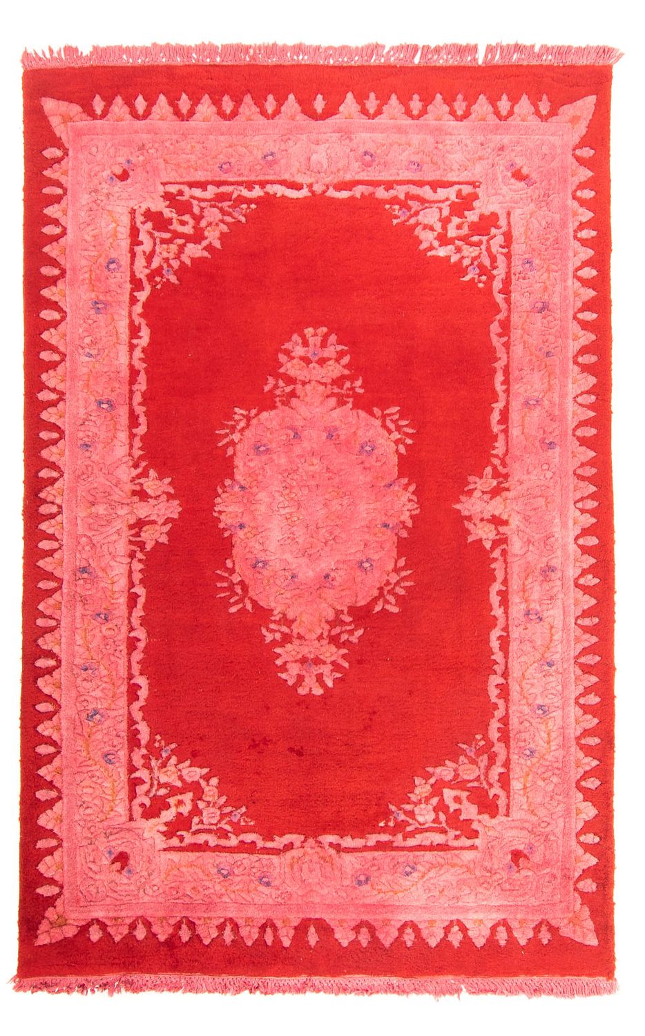 Kina Tæppe - 204 x 136 cm - rød