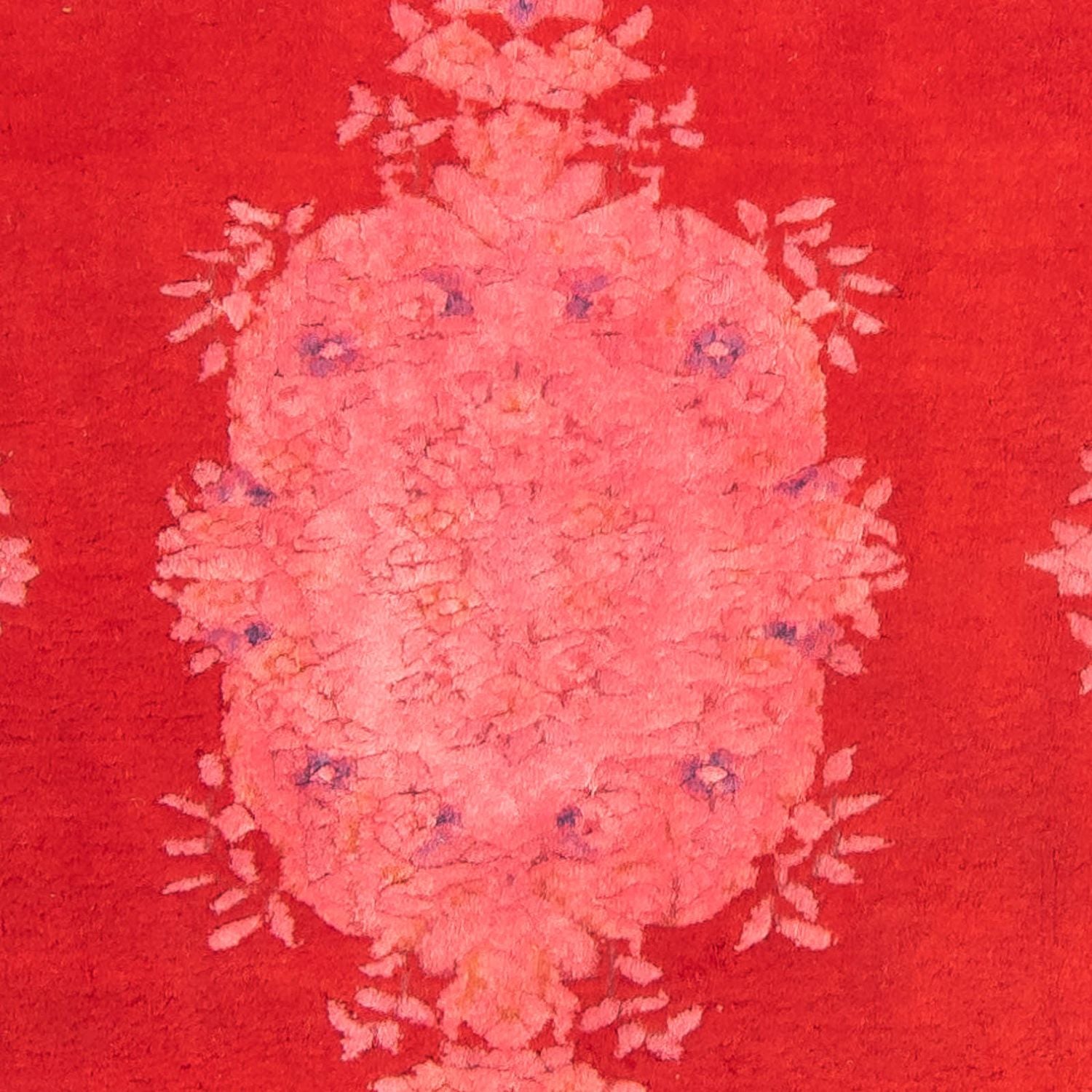 Kina Tæppe - 204 x 136 cm - rød