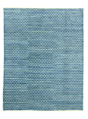 Designer tæppe - 285 x 237 cm - lyseblå